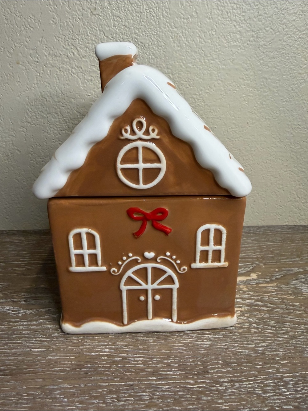 NEW Target Bullseye Playground Christmas Gingerbread House Cookie Jar